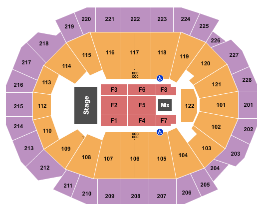 Fiserv Forum Journey Seating Chart